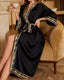 2-Piece Vintage Loungewear Camisole Robe