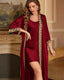 2-Piece Vintage Loungewear Camisole Robe