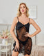 Sheer Lace Mesh Chemise